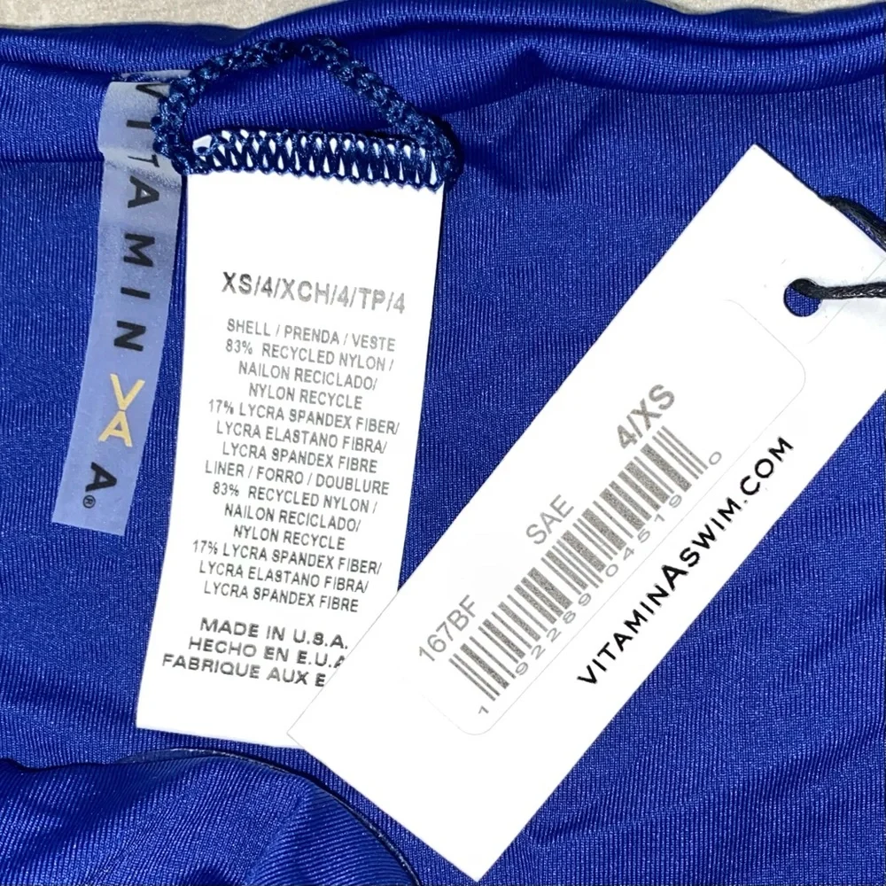 NEW! Vitamin A Midori Classic Cut Bikini Bottom - NWT $105 retail - XS (4/XS)